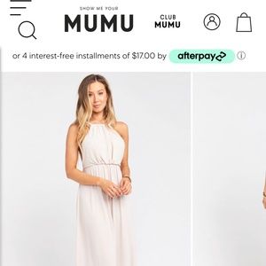 Show Me Your Mumu - Amanda Maxi Dress Style - XS - Ring Crisp bridesmaids dress